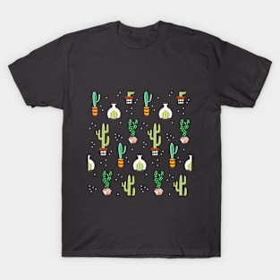 Cacti Print T-Shirt